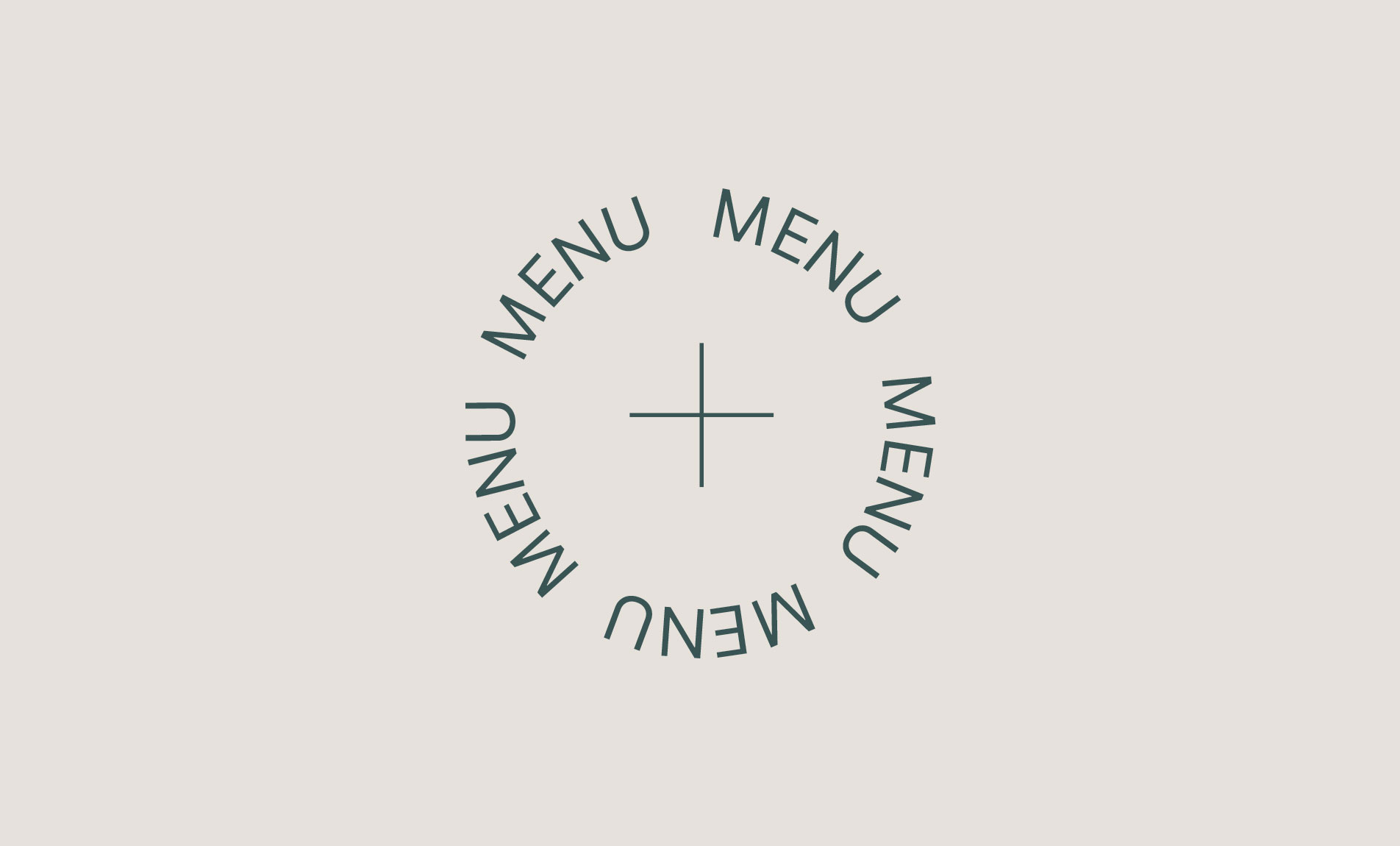 Website menu button
