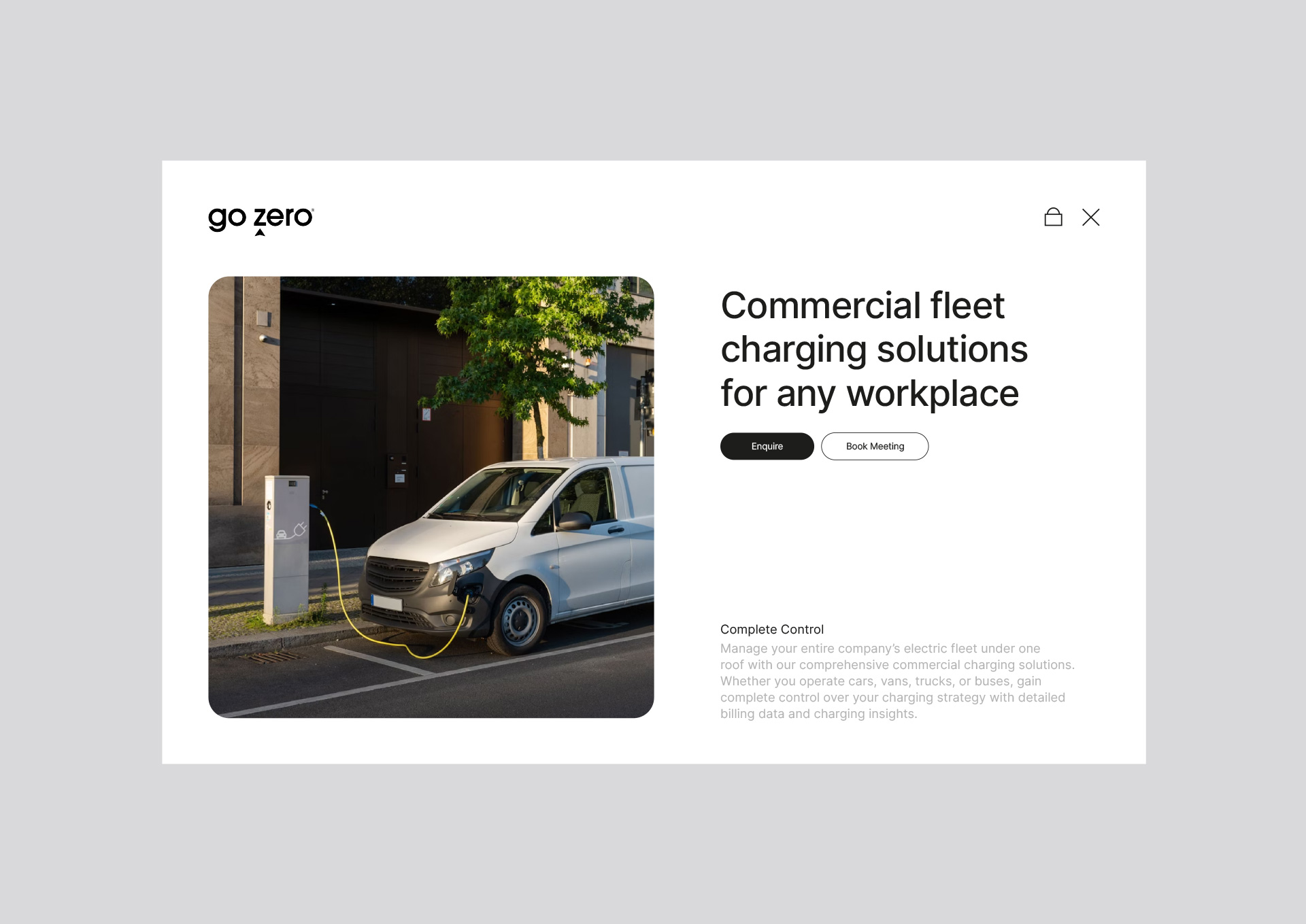 Preview of design in website