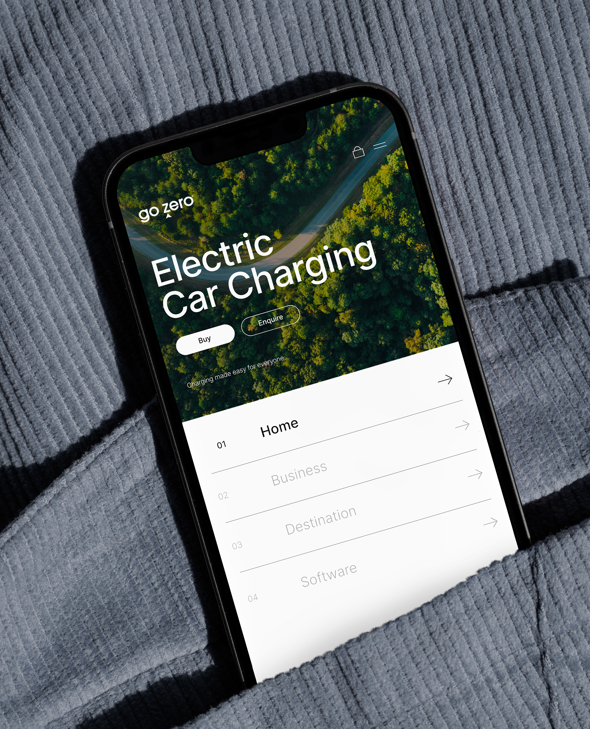 Preview of design on mobile