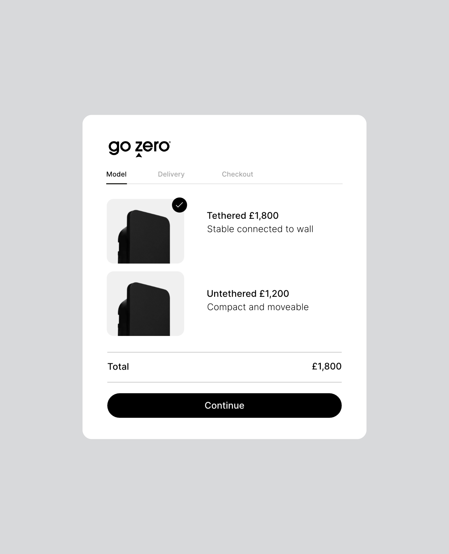 Checkout page 1