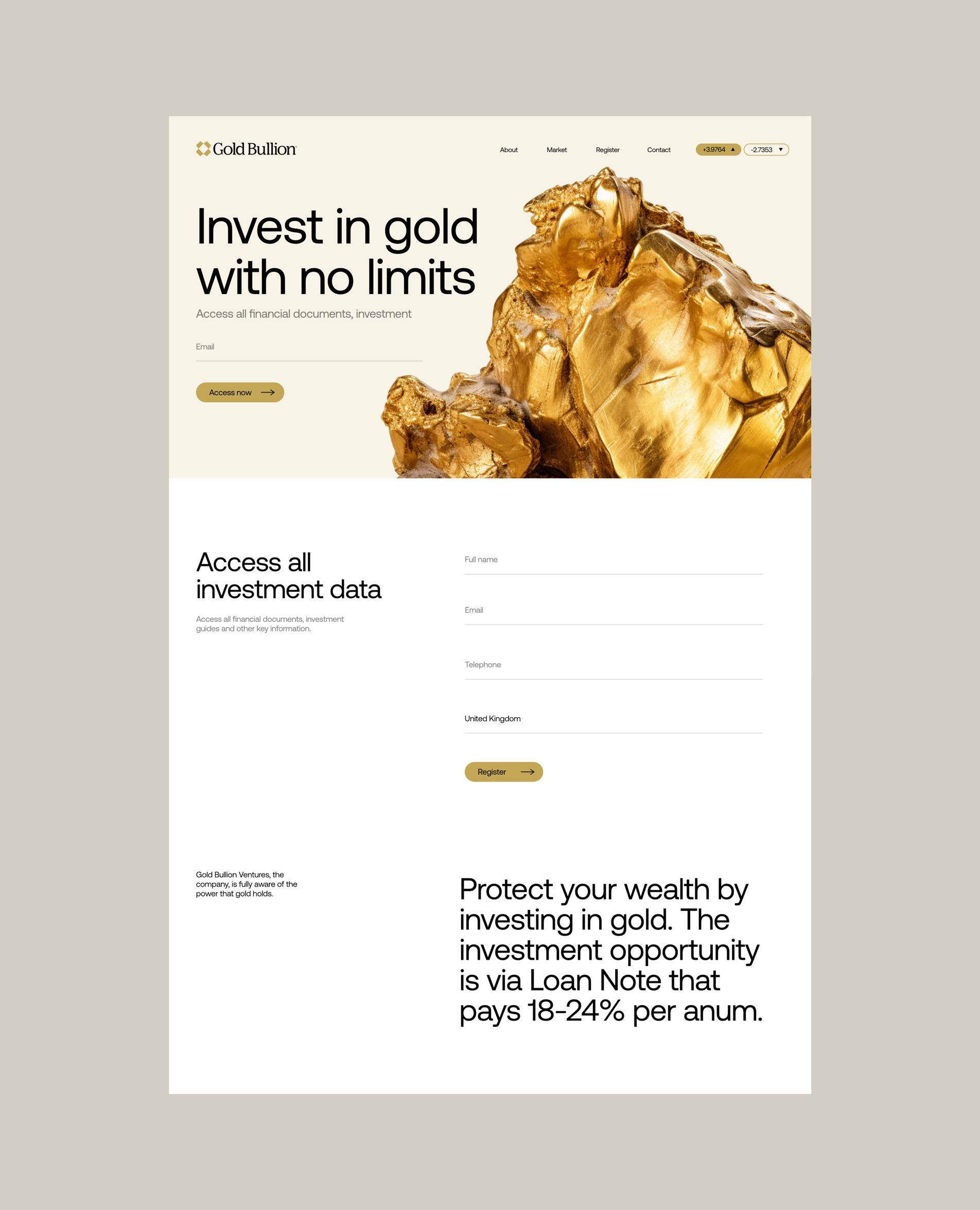 Gold Bullion website