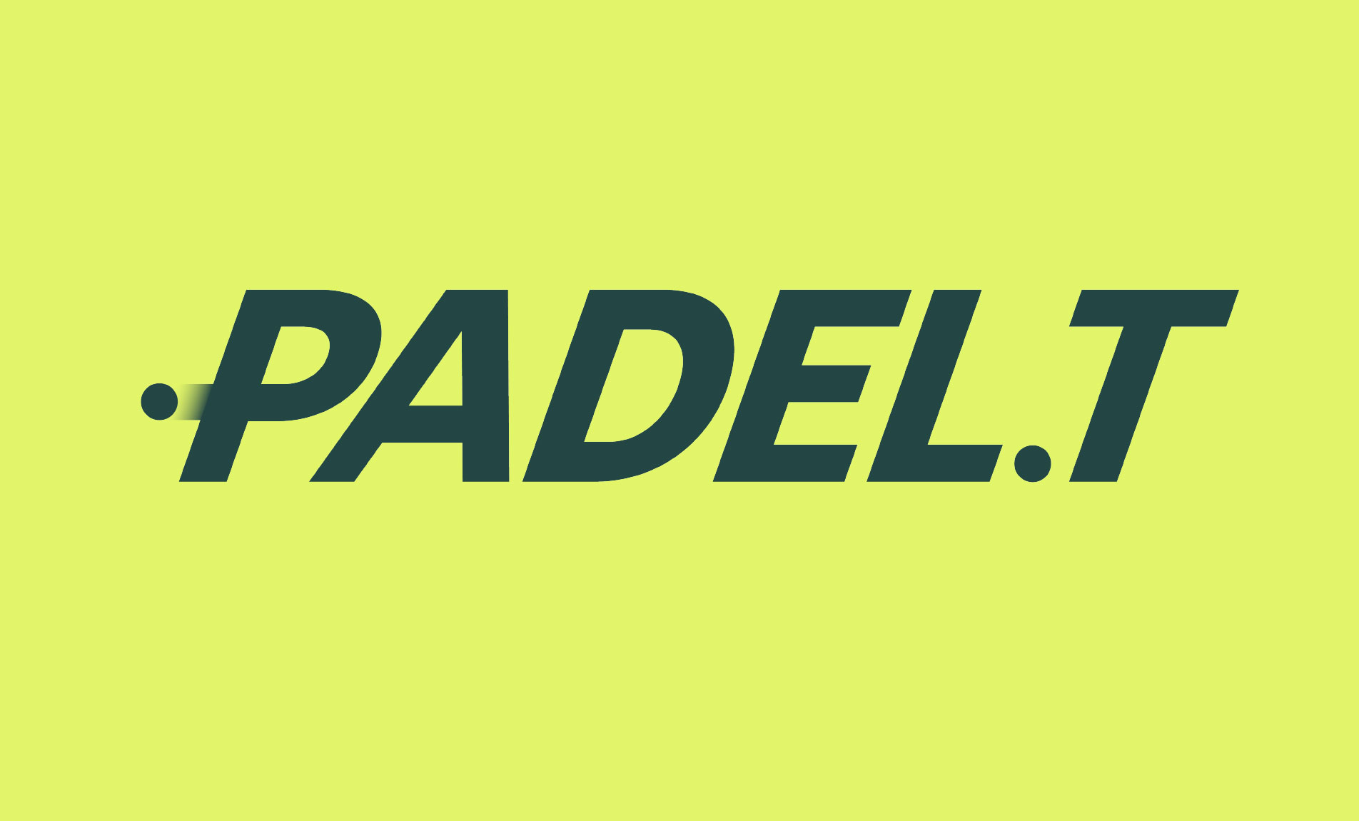 Paddle T typography