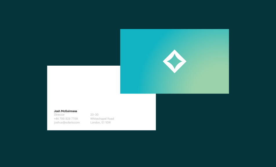 Example of buisiness card design