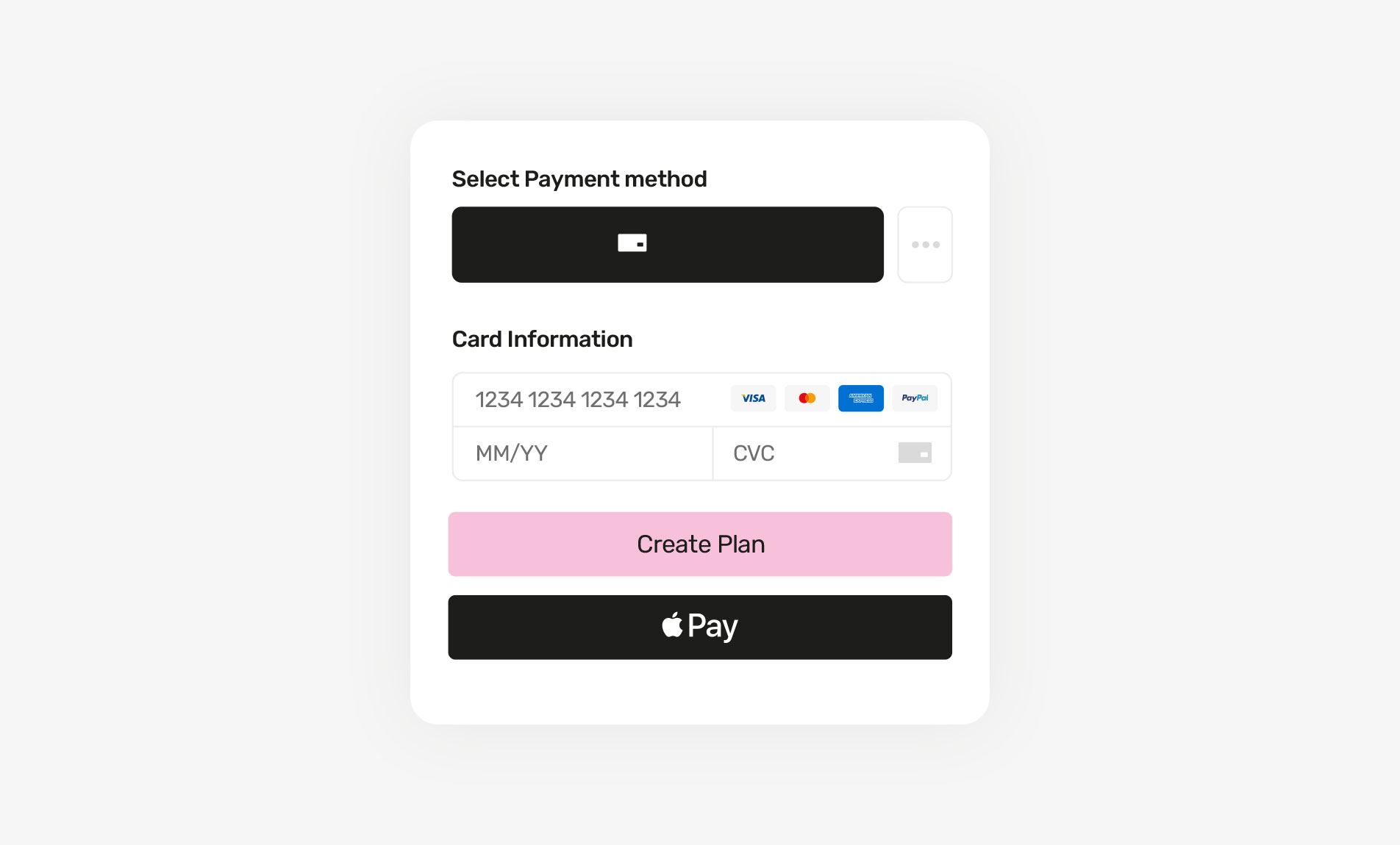 Payment processing design